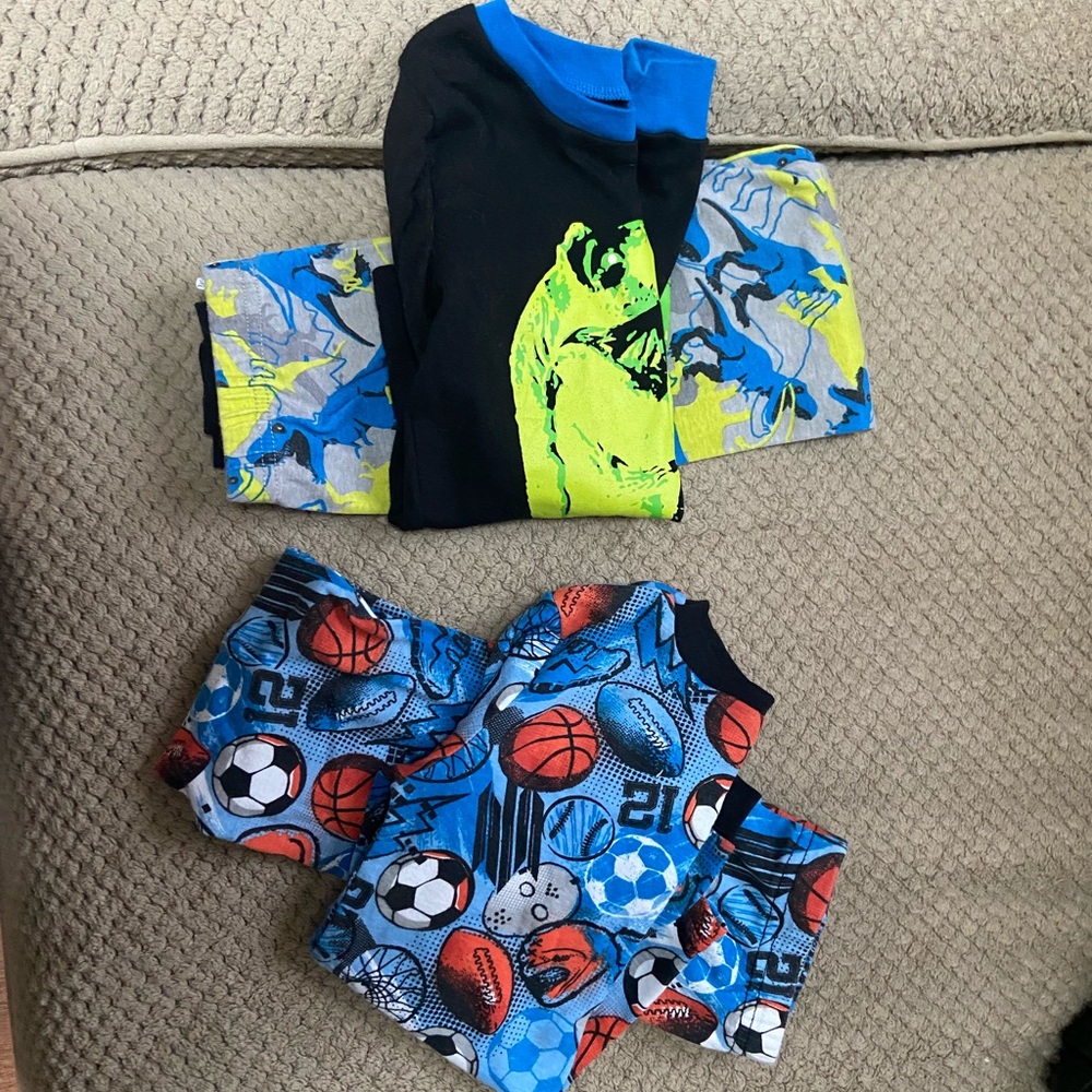 2 pair pajamas
